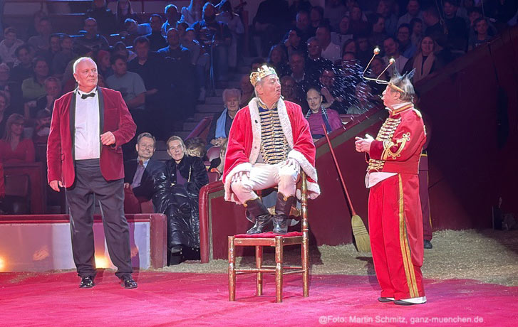 Fumagall (re.) & Dario (li.) im Circus Krone Winterprogramm bis 14.03.2025 (&copy;Foto: Martin Schmitz) 